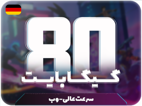 سرویس پینگ و ریجستر عالی (آلمان)  حجم 80 گیگ