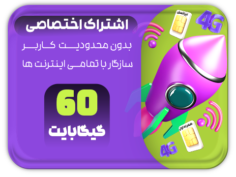 سرویس پینگ و ریجستر عالی (آلمان)  حجم 60 گیگ